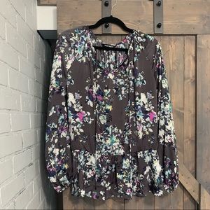Ellen Tracy floral blouse